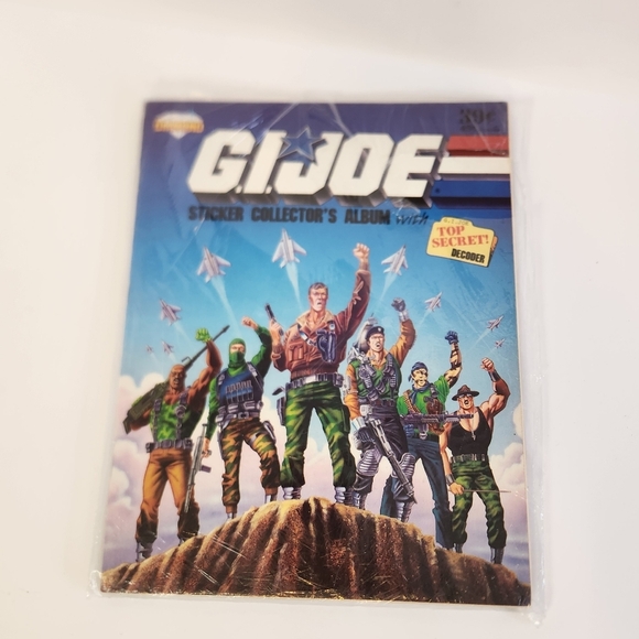 G.I. Joe Sticker Collectors Album Book 1986/87 Hasbro Vintage Explorer Paramount - Picture 2 of 3